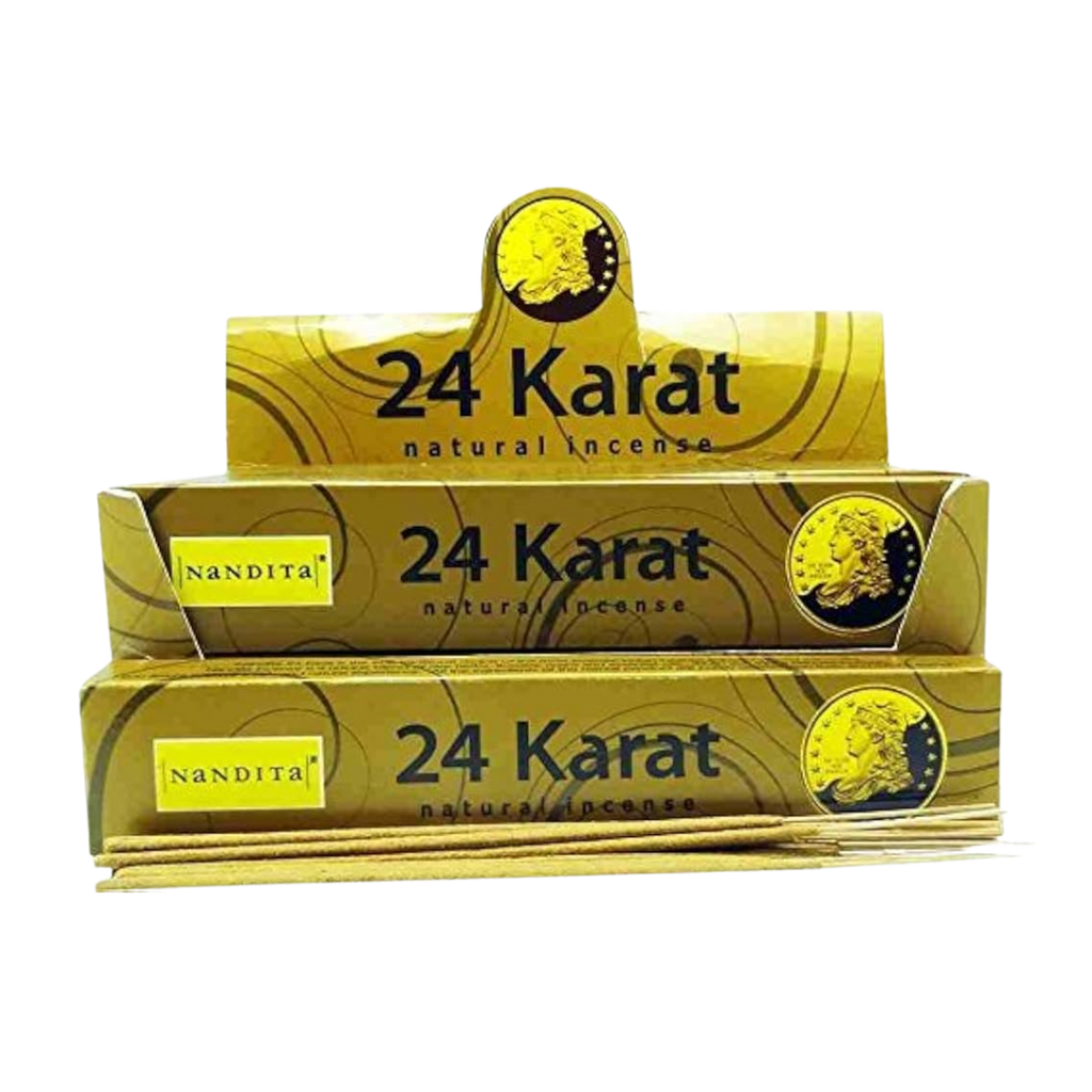 Nandita Fragrance 24 Karat premium Masala Agarbatti 50 gm , pack of 6