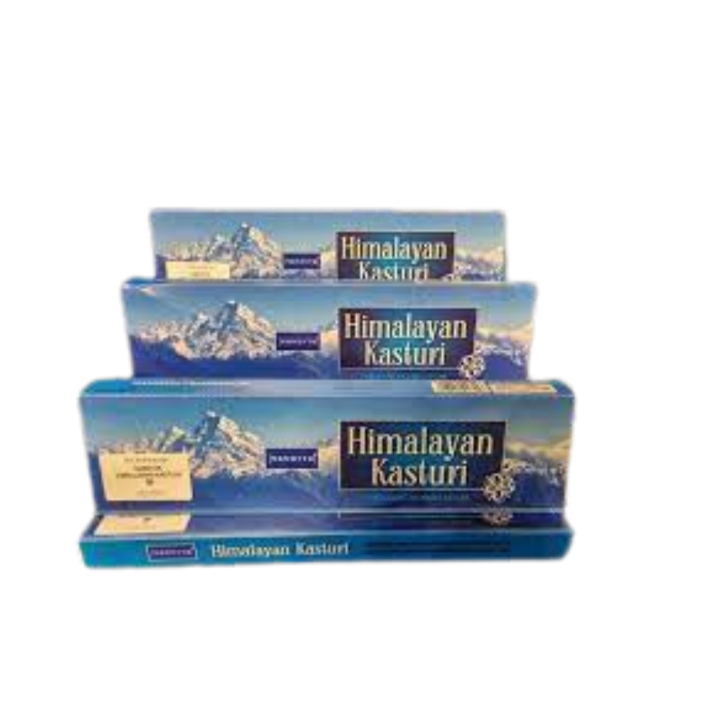 Nandita Fragrance Himalayan Kasturi Incence stick 100gms , pack of 6