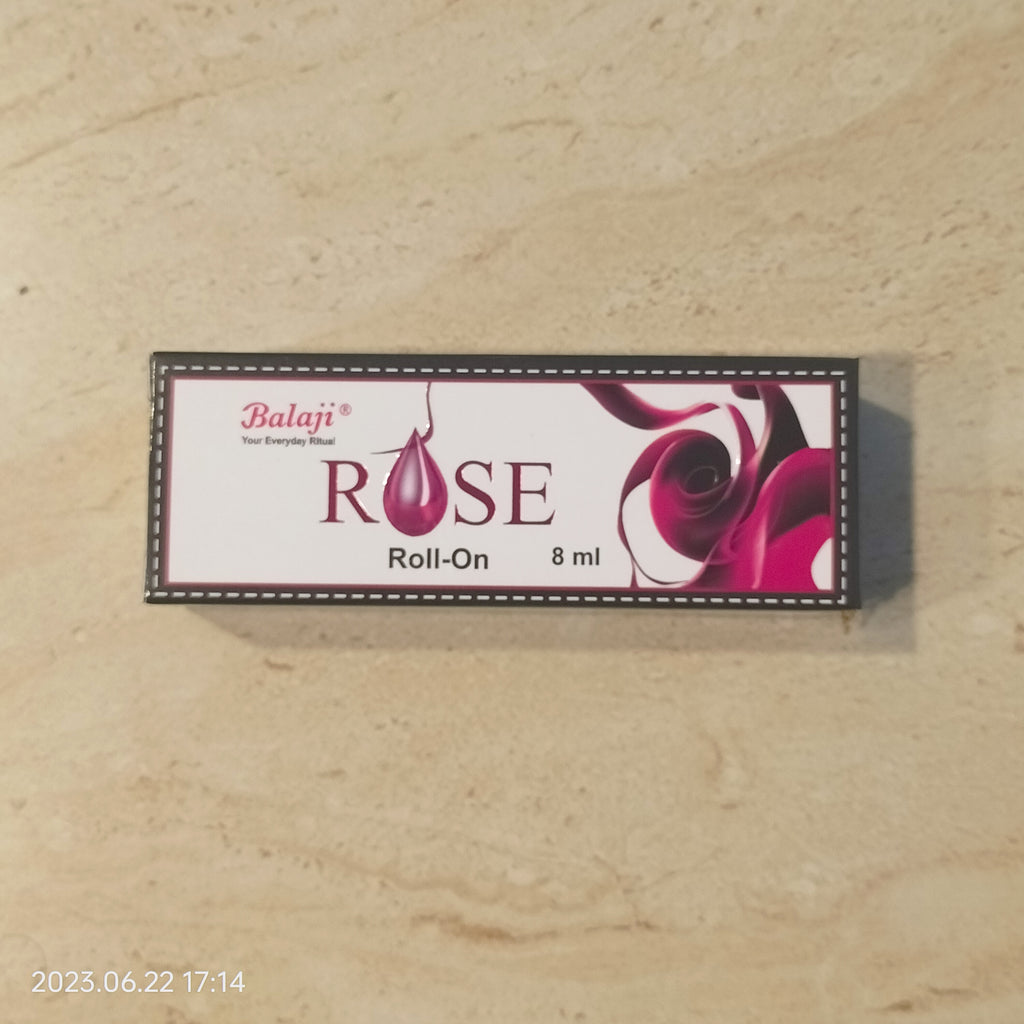 Balaji Rose Attar rollon 8ml perfume 