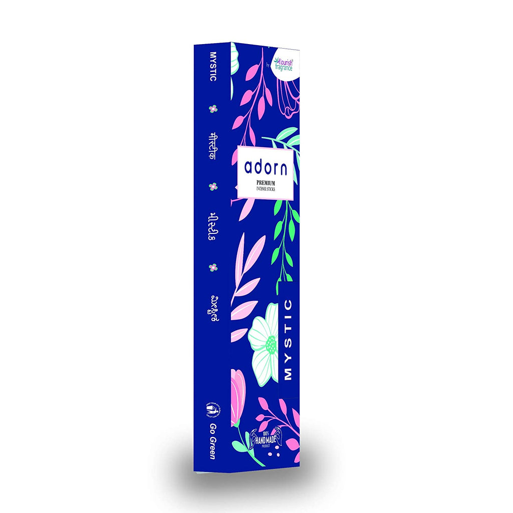 Adorn Mystic incense sticks in 45gm pack from flourish fragrance