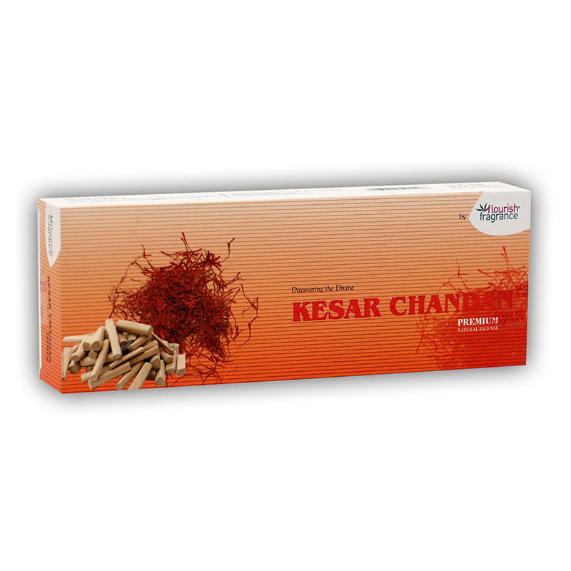 Kesar Chandan incense sticks 50gm -250gm by flourish fragrance and premium quality masala agarbatti pack