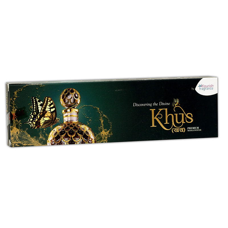 Khus incense sticks 50gm by flourish fragrance and premium quality masala agarbatti pack